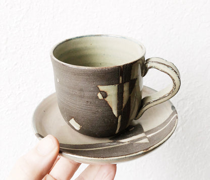 Handmade Cup and Saucer Set