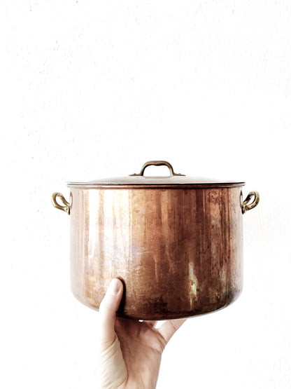 Vintage Copper Soup Pot