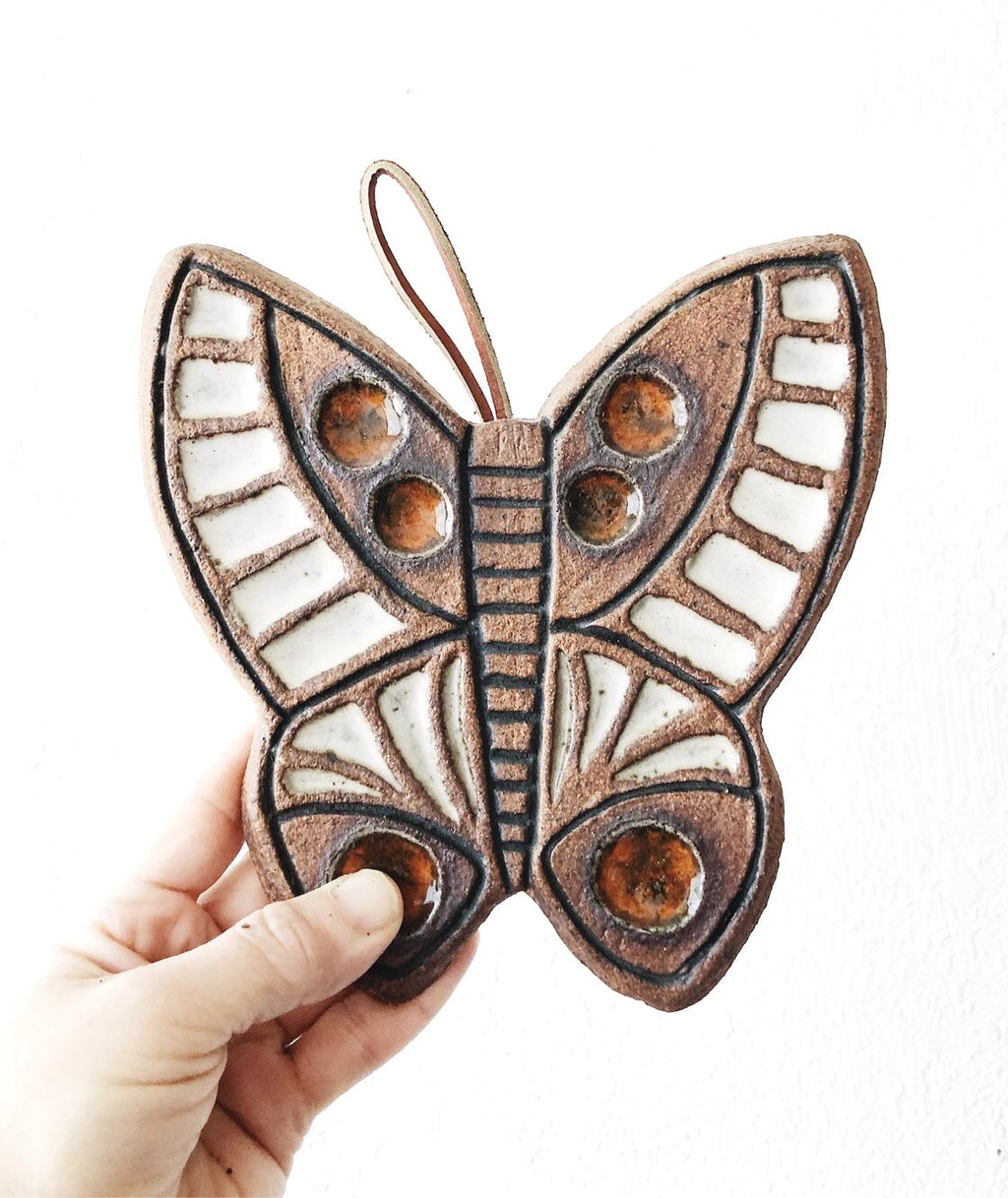 Butterfly Vintage Tapestry Bag - Golden Gait Mercantile