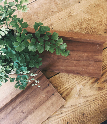 Minimalist Wood Display Shelf