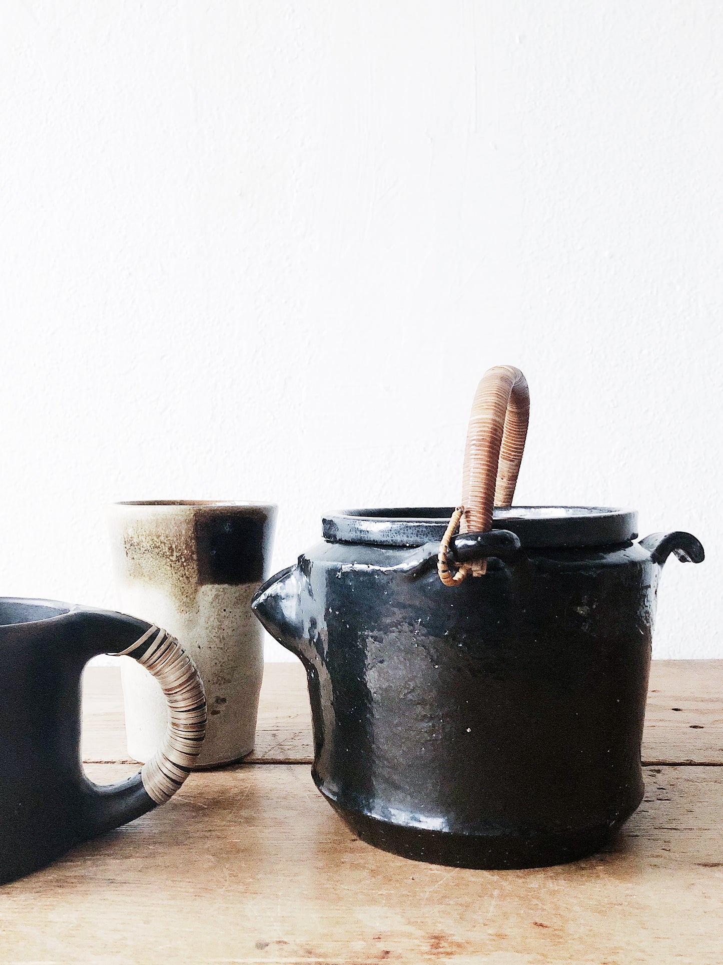 Vintage Ceramic Tea Kettle