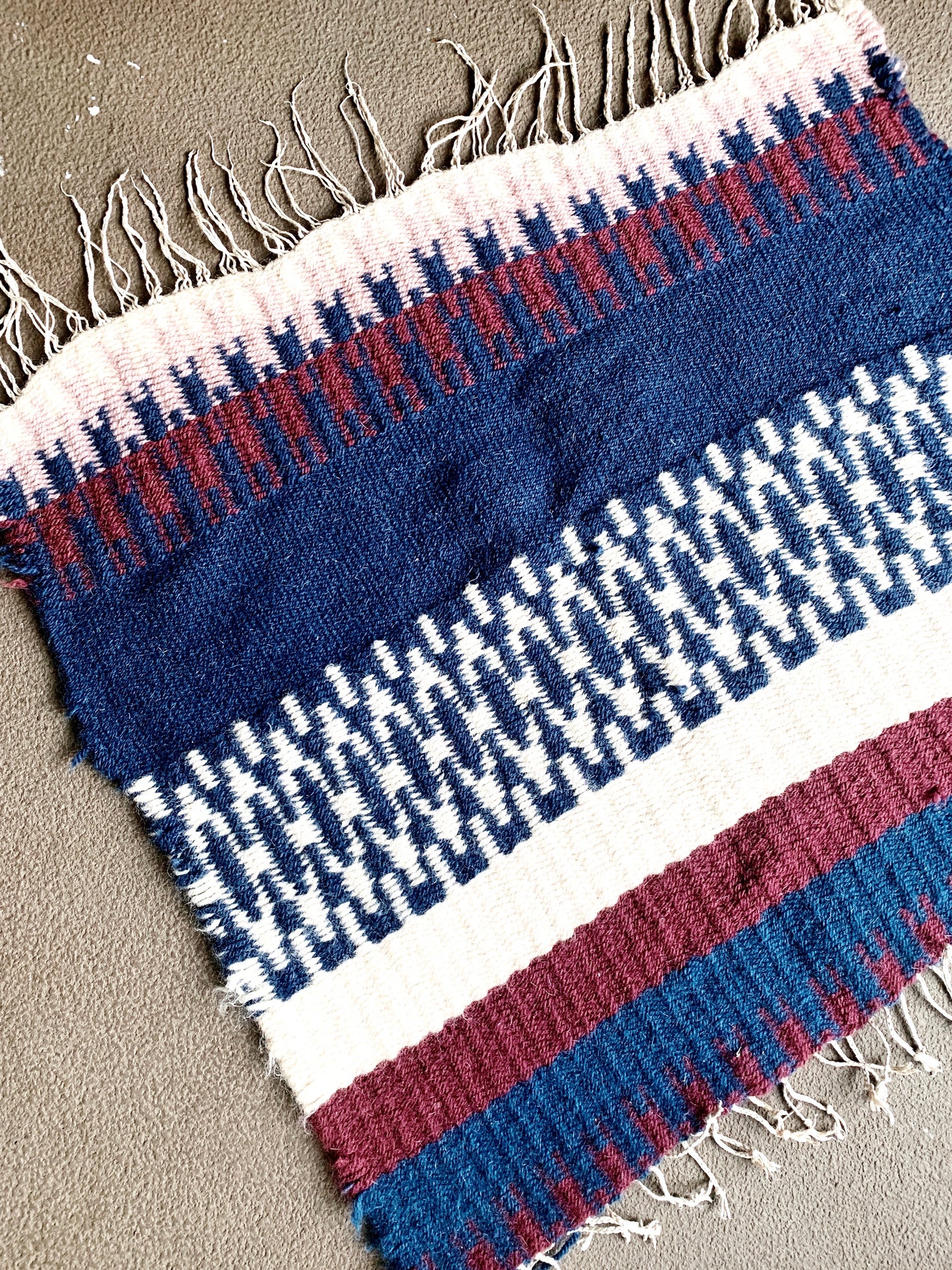 Handwoven Wool Rug / Textile