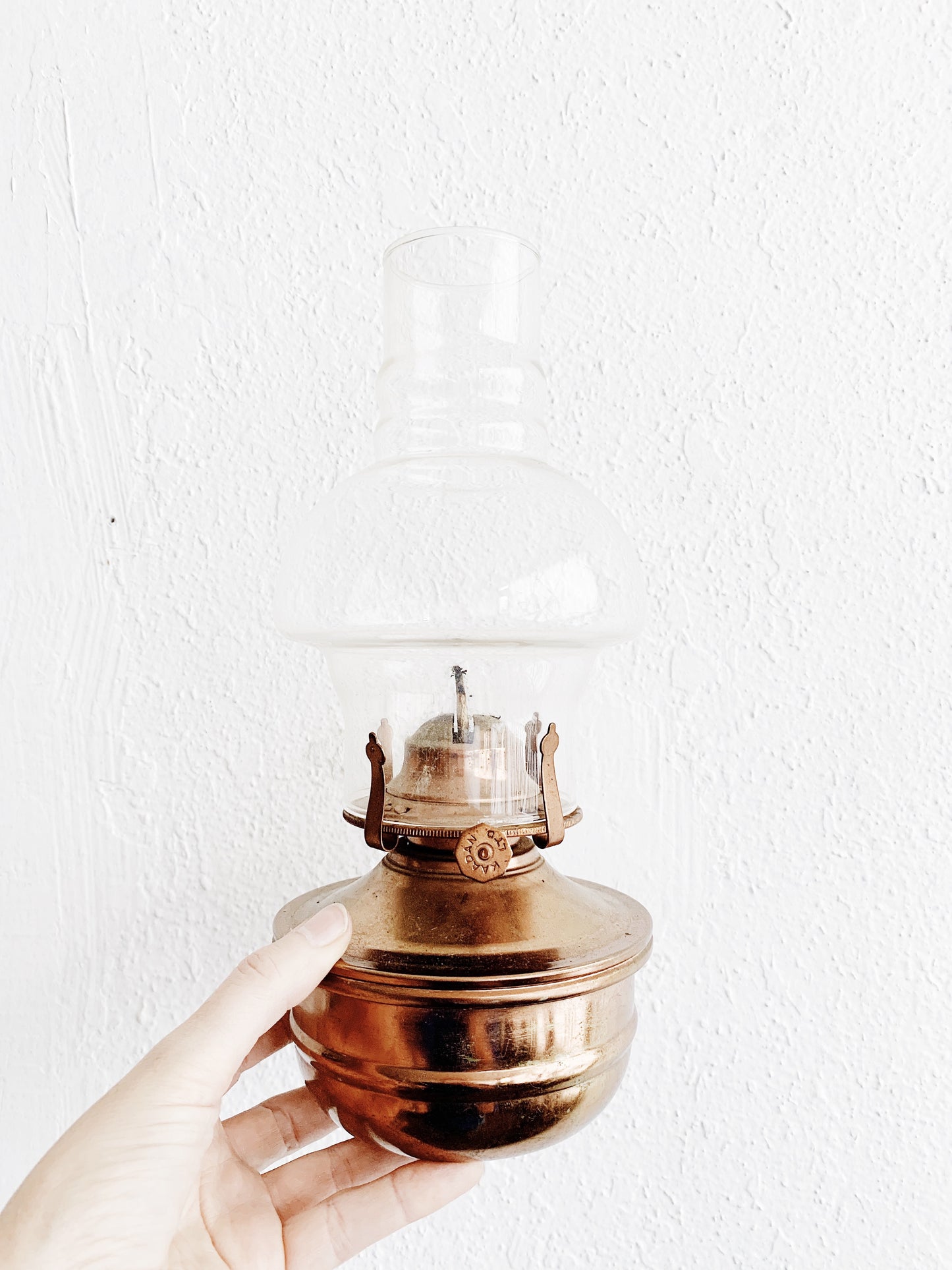 Vintage Copper Oil Lantern