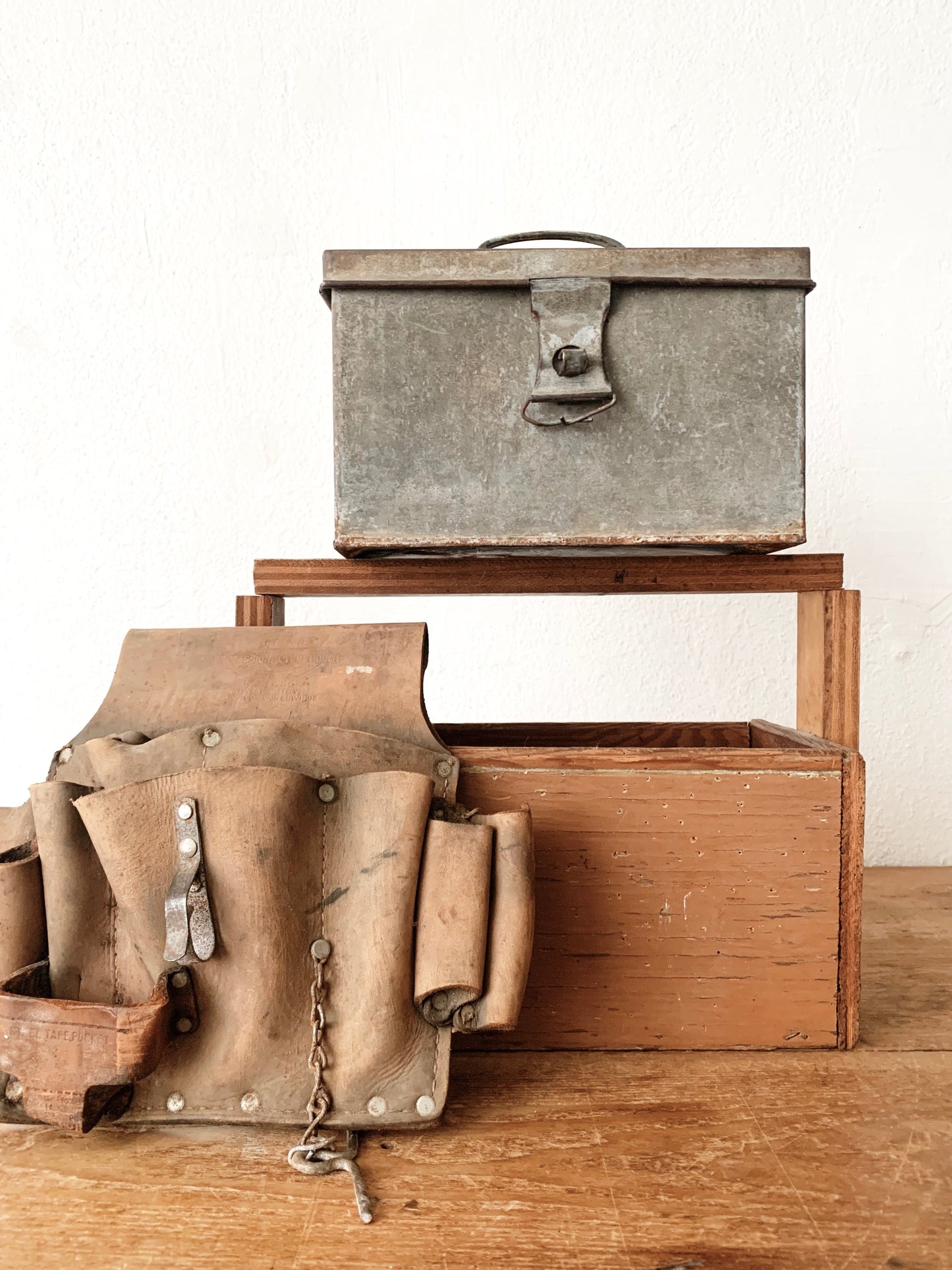 Vintage Craftsman Leather Tool Belt Pouch