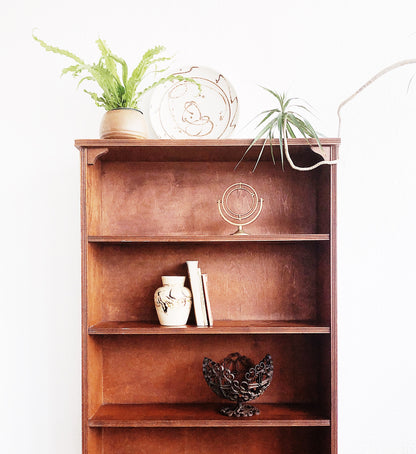 Vintage Footed Bookshelf