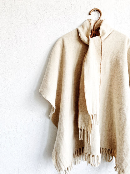 Vintage Wool Poncho