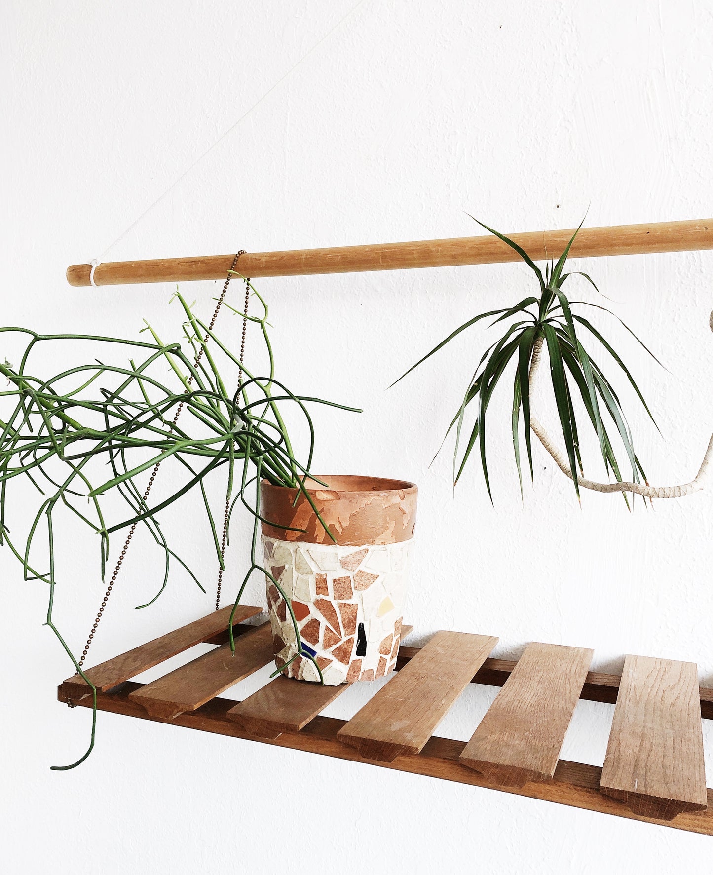 Vintage Teak Hanging Rack