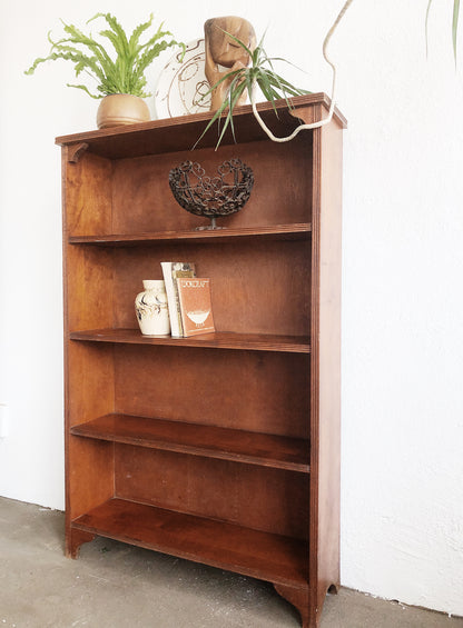 Vintage Footed Bookshelf