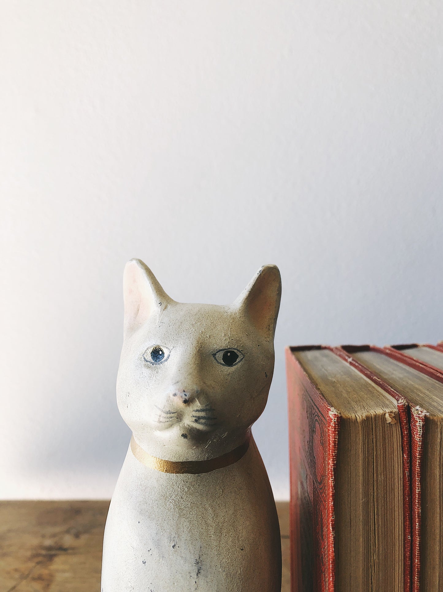 Vintage Ceramic Cat Bookends