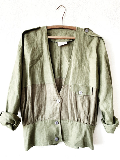 Vintage Linen Jacket