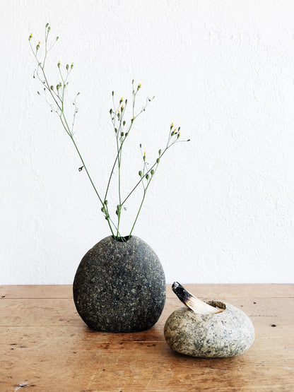 Pair of River Rock Vessels