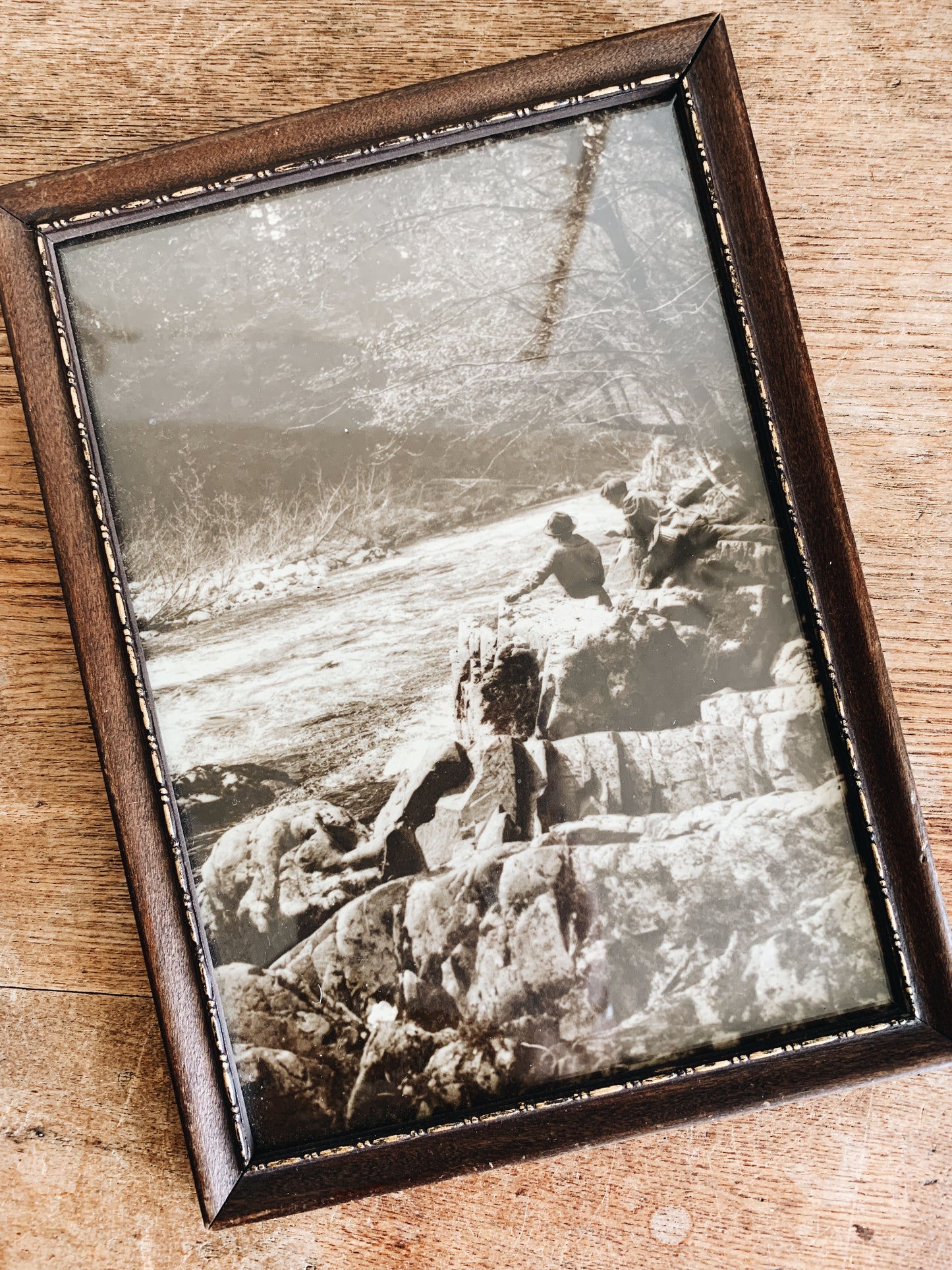 Vintage Found Photo Framed