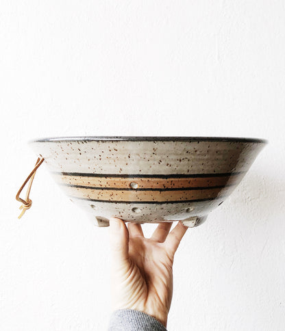 Handmade Pottery Colander