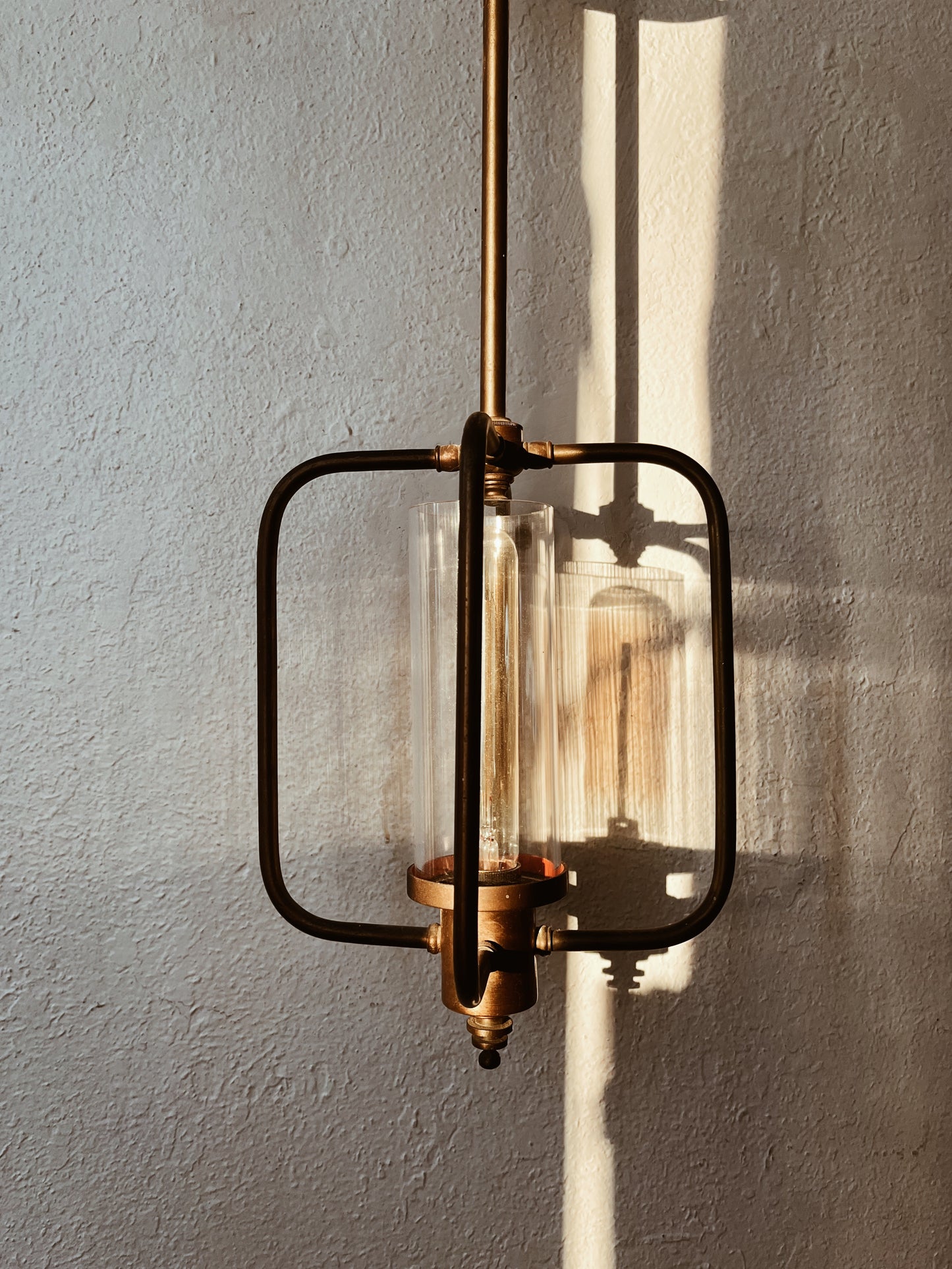 Machine Age Brass Pendant Lamp