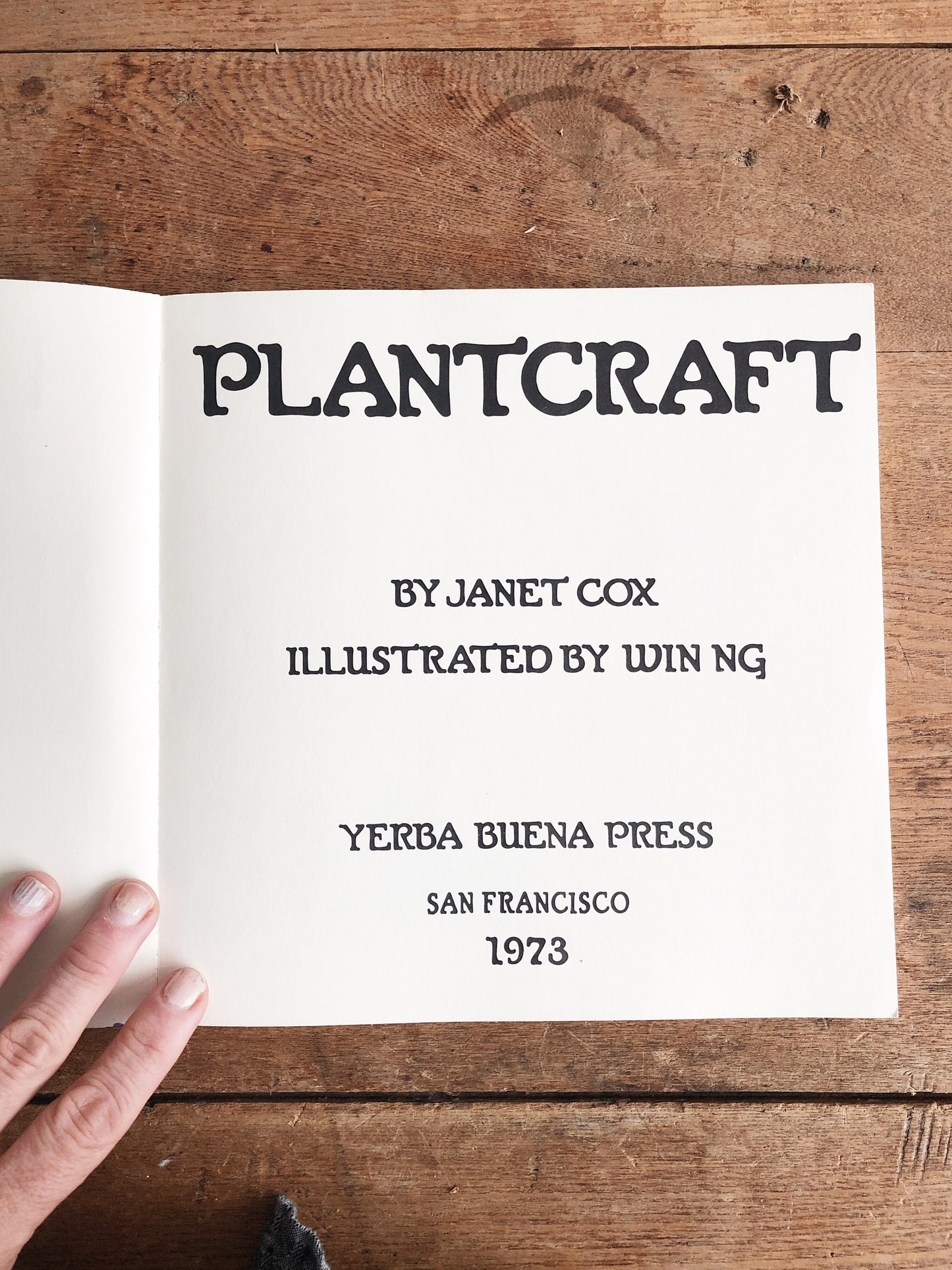 Vintage Plantcraft Book