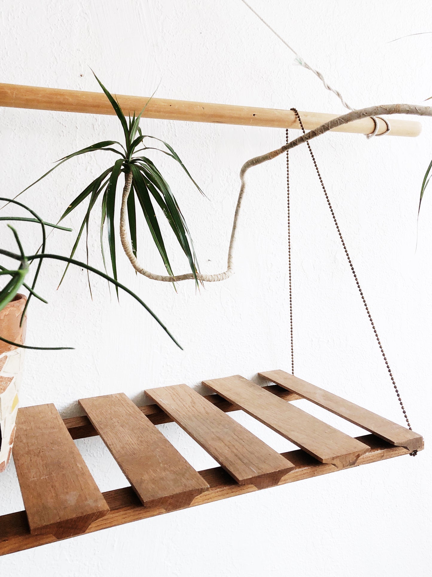 Vintage Teak Hanging Rack