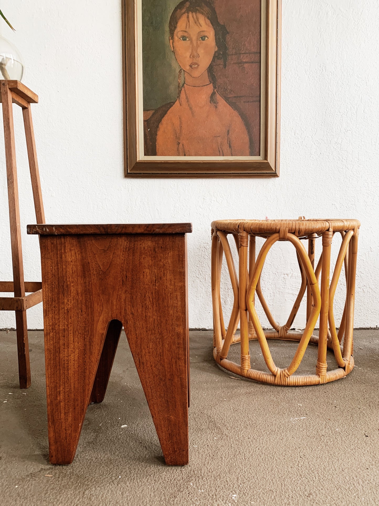 Stool / Wood or Bamboo