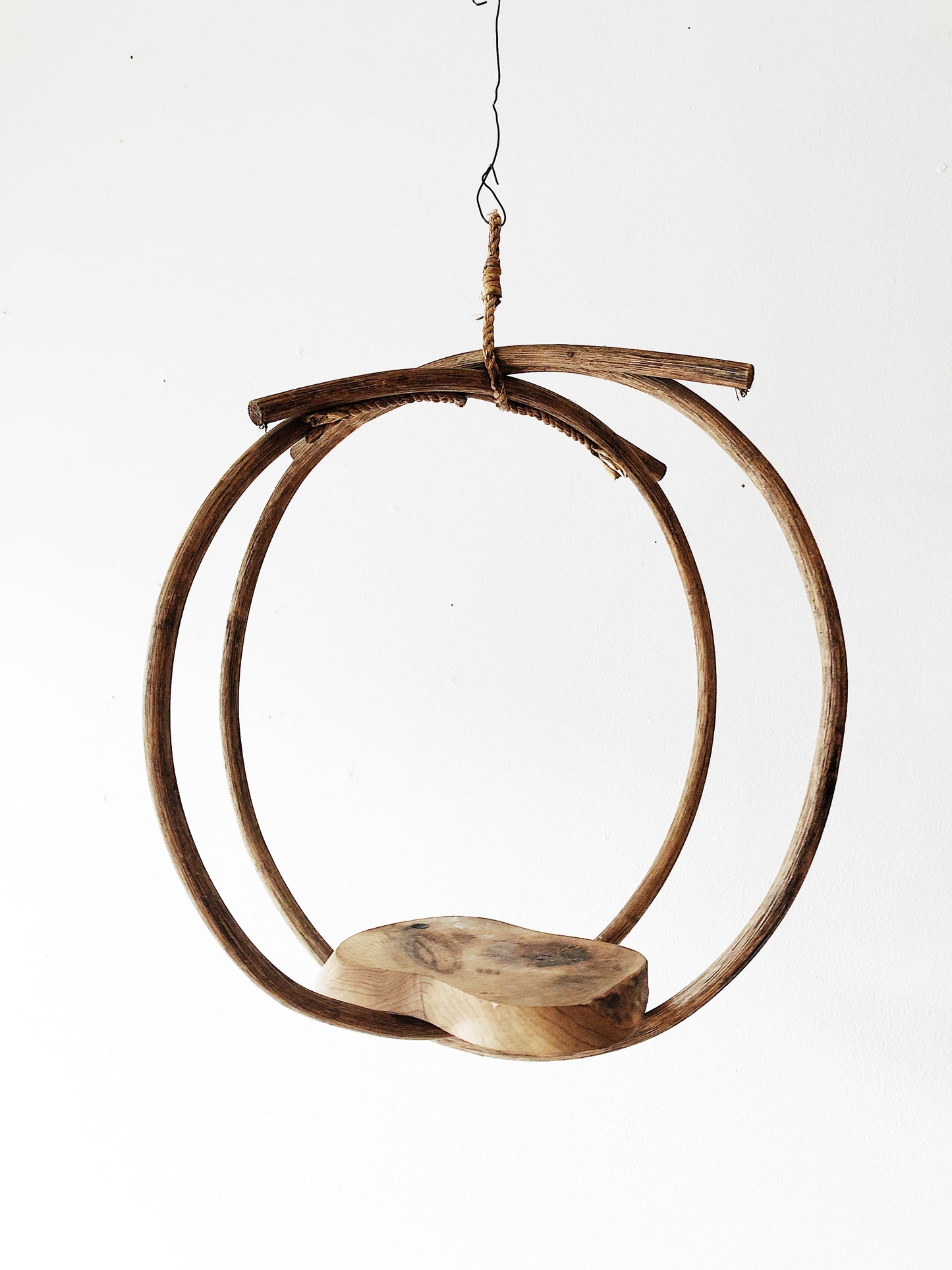 Vintage Bamboo Hanging Planter