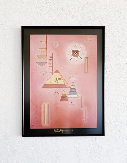 Framed Kandinsky ‘Pink Sweet’