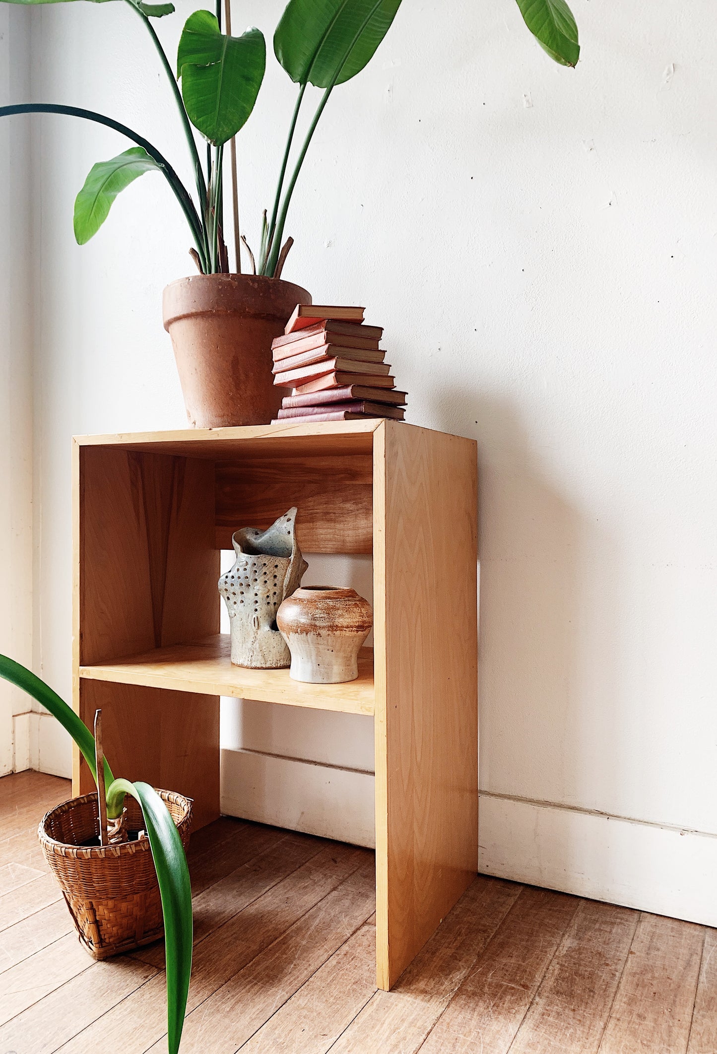 Handmade Wood Media Stand / Shelf