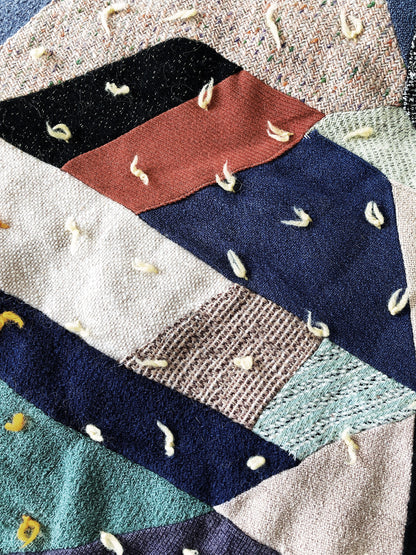 Vintage Wool Crazy Quilt