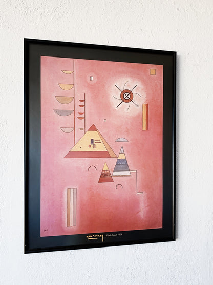 Framed Kandinsky ‘Pink Sweet’