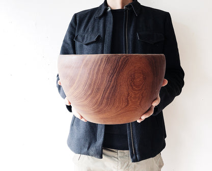 Large Vintage Teak Bowl